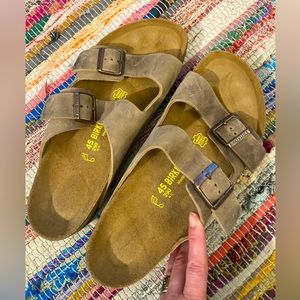 Birkenstock Arizona Men’s Size 12 Taupe BRAND NEW NEVER WORN